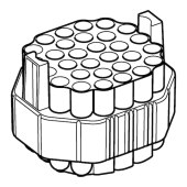 Eppendorf 5910755007 13x75-100 mm 圆底管适配器, 适配S-4x通用水平转子, 一套2个