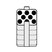 Eppendorf 5810756006 适配器, 用于250ml矩形吊蓝, 适配8x7-18 ml 管, 2个