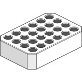 Eppendorf 5825708008 0.5 ml 离心管适配器，用于IsoRack冰盒离心 , 2个