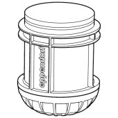 Eppendorf 5910705000 250 mL 试剂瓶适配器, 适配S-4x400水平转子, 一套2个