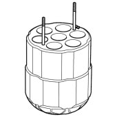 Eppendorf 5910702000 5/15 mL锥形管适配器, 适配S-4x400水平转子, 一套2个