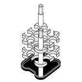 Eppendorf 5702710008 适配器, 用于 90 ml 矩形吊篮, 适配 5-7ml 管, 2个