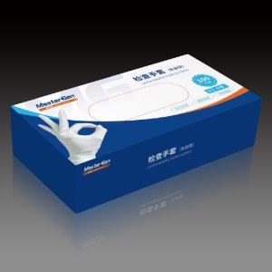 Mastergen MSG-650-L 无粉乳胶手套 6.5g（L）