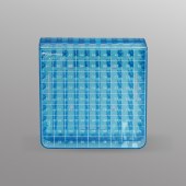 Biosharp BS-CVBH-81-B 2ml塑料冻存盒,翻盖,蓝色