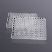 LABSELECT MP-96-HS-0200X 0.2ml 96孔半裙边PCR板,透明