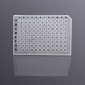 LABSELECT MP-96-HS-0200X 0.2ml 96孔半裙边PCR板,透明