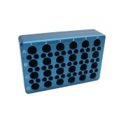 Biosharp BC032 0.2ml/1.5ml低温金属冰盒（1.5ml/24孔＆0.2ml/36孔，尖底）