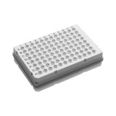 LABSELECT PC-96-FS-0100-WW 96孔100ul全裙边PCR板,H1切角,白框,白管