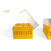 WHB WHB-50-FB 50mL离心管冻存盒，可放置9个50mL和4个15mL试管，耐低温-86°C
