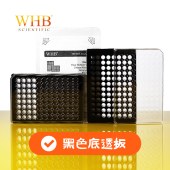 WHB WHB-96CB-B1 未TC处理黑色底透96孔板，吸塑盒，灭菌